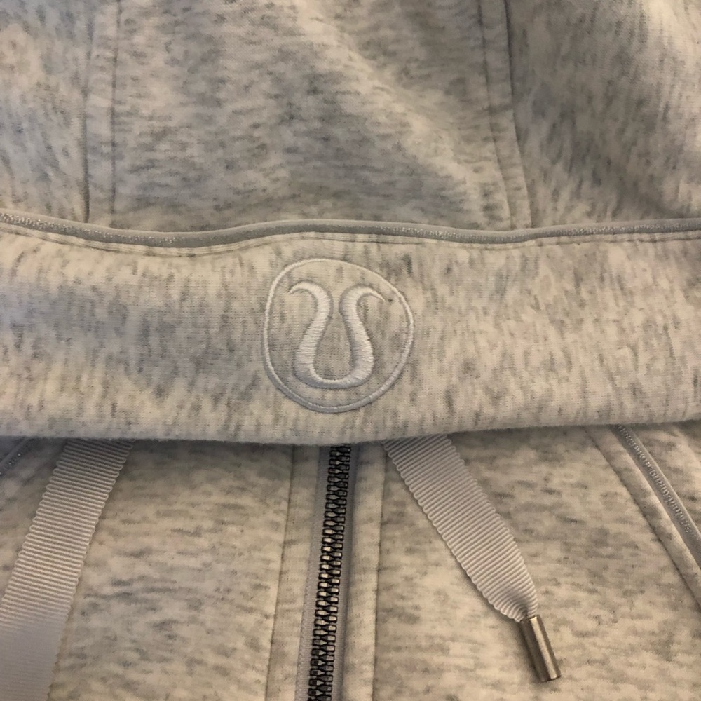 Lululemon holiday edition fleece scuba zip up hoodie